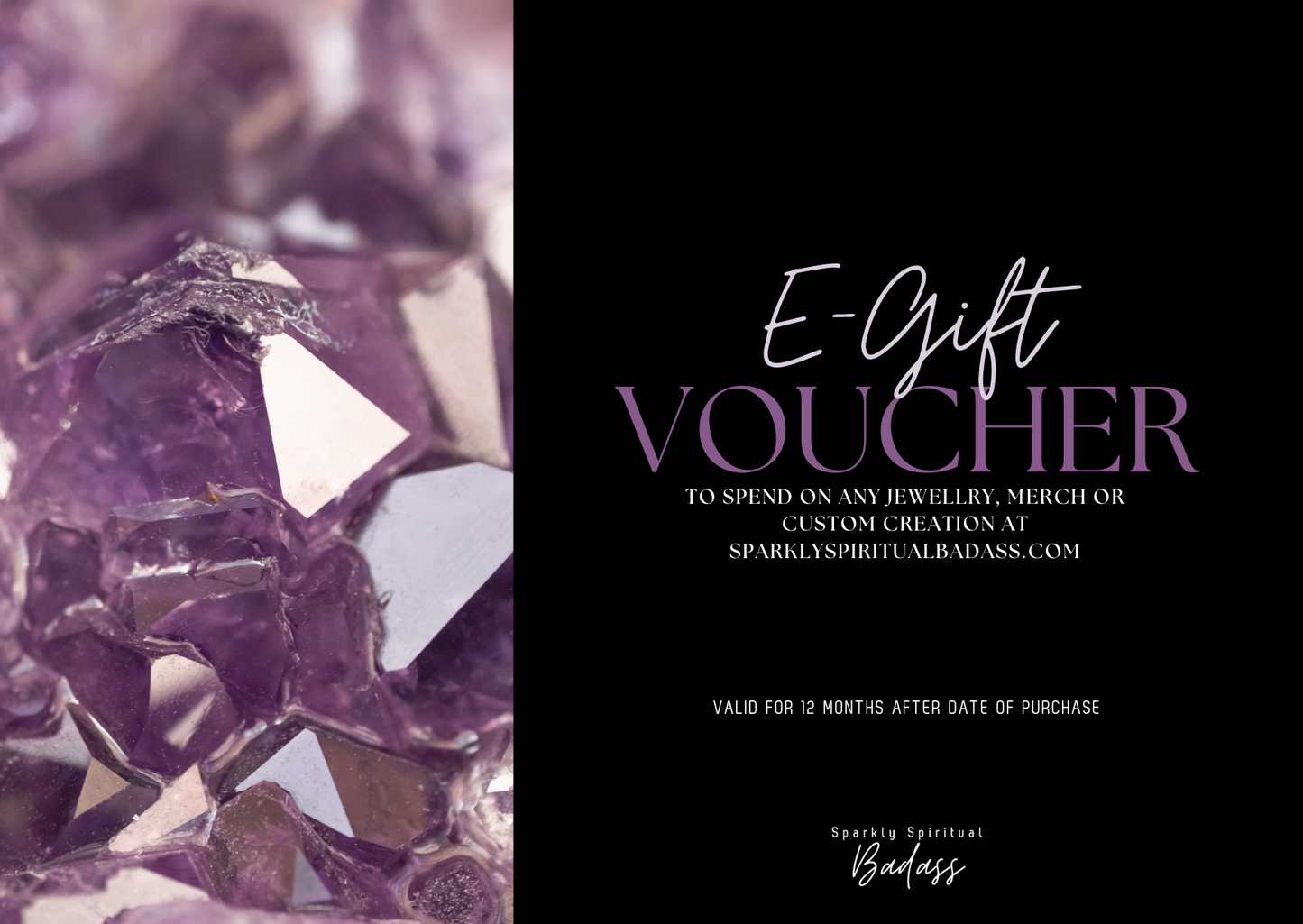 Sparkly Spiritual Badass e-Gift Voucher