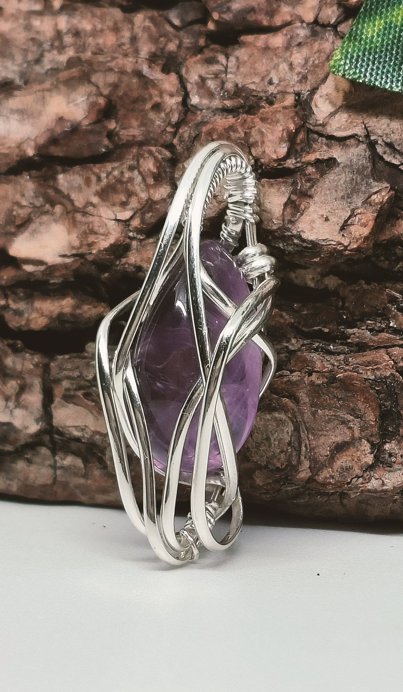 Amethyst Sterling Silver Pendant