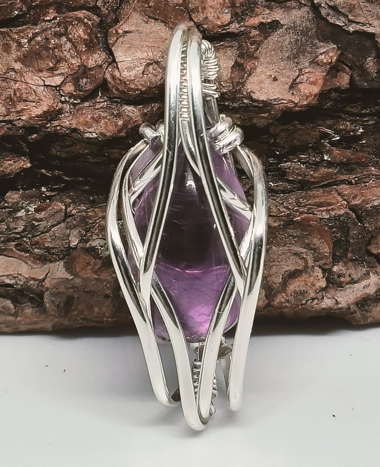 Amethyst Sterling Silver Pendant