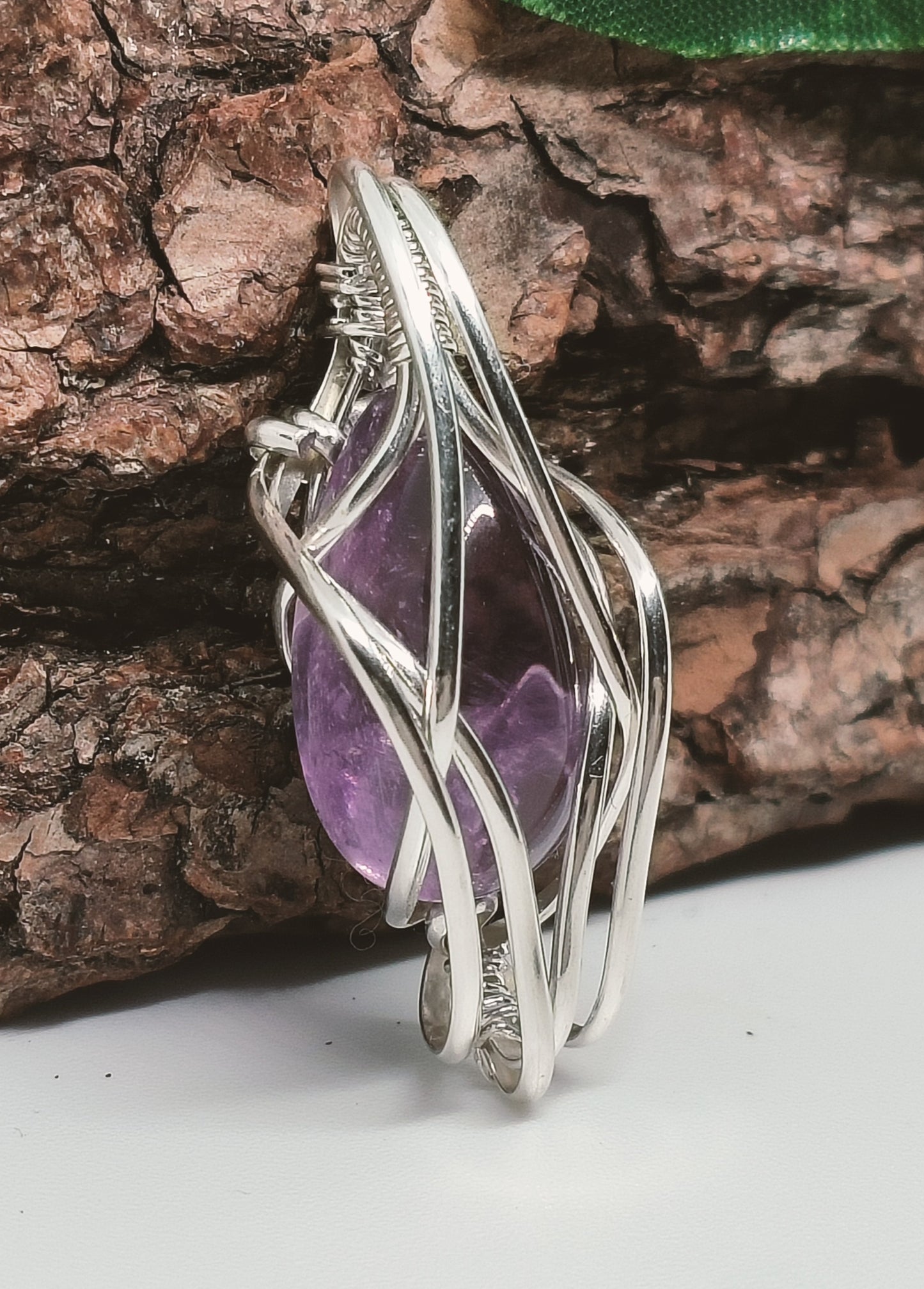 Amethyst Sterling Silver Pendant