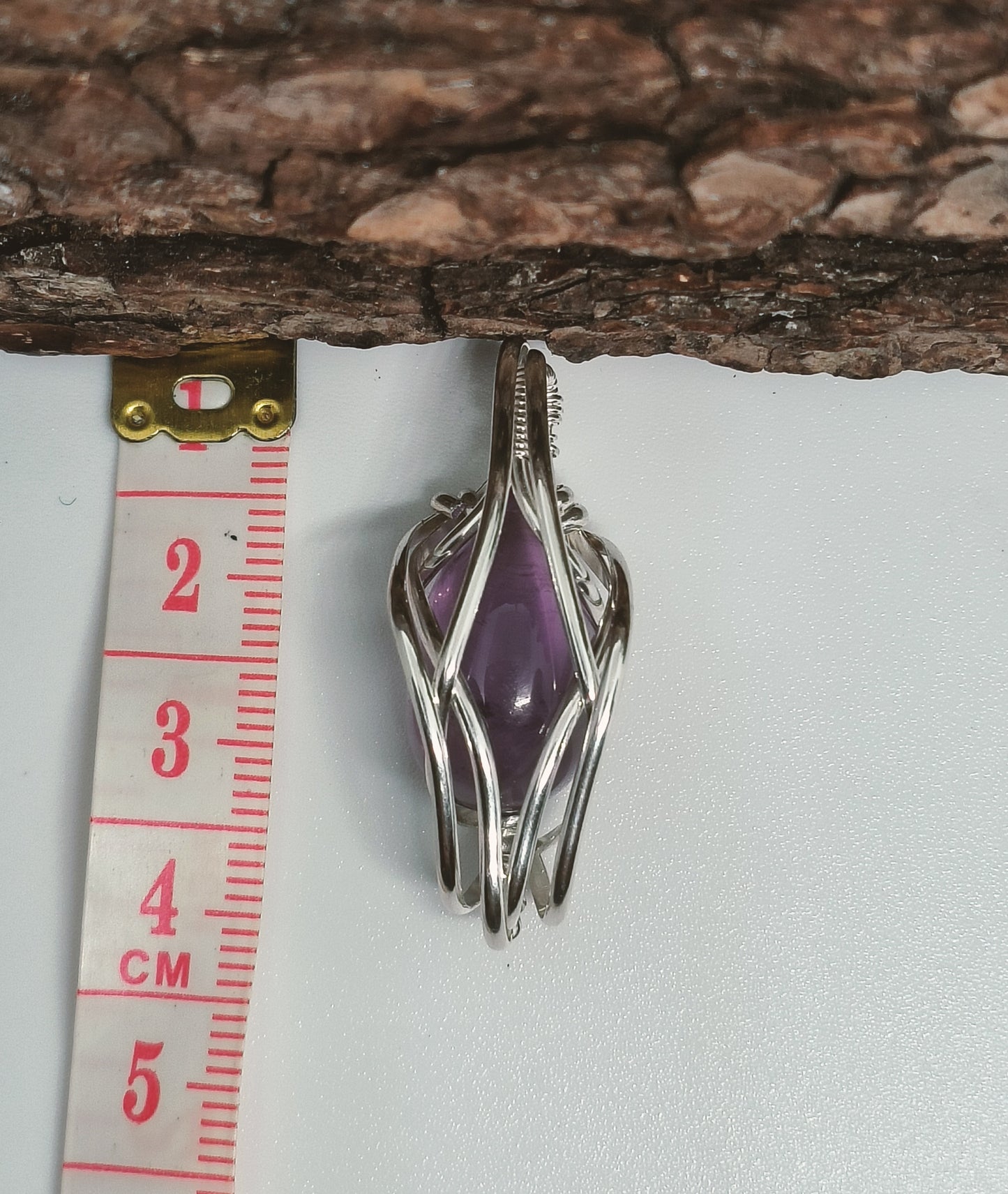 Amethyst Sterling Silver Pendant