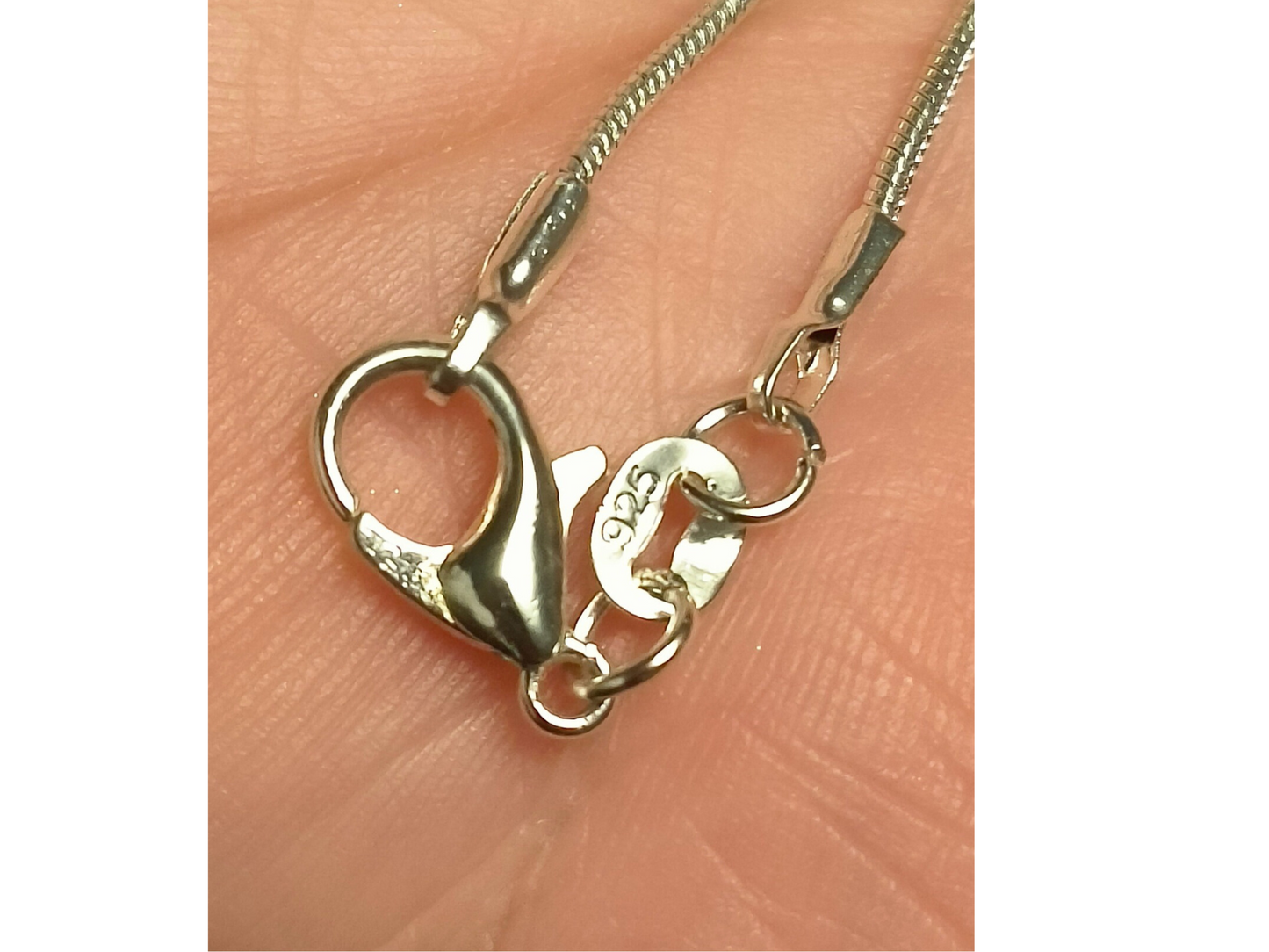 Sterling silver snake chain