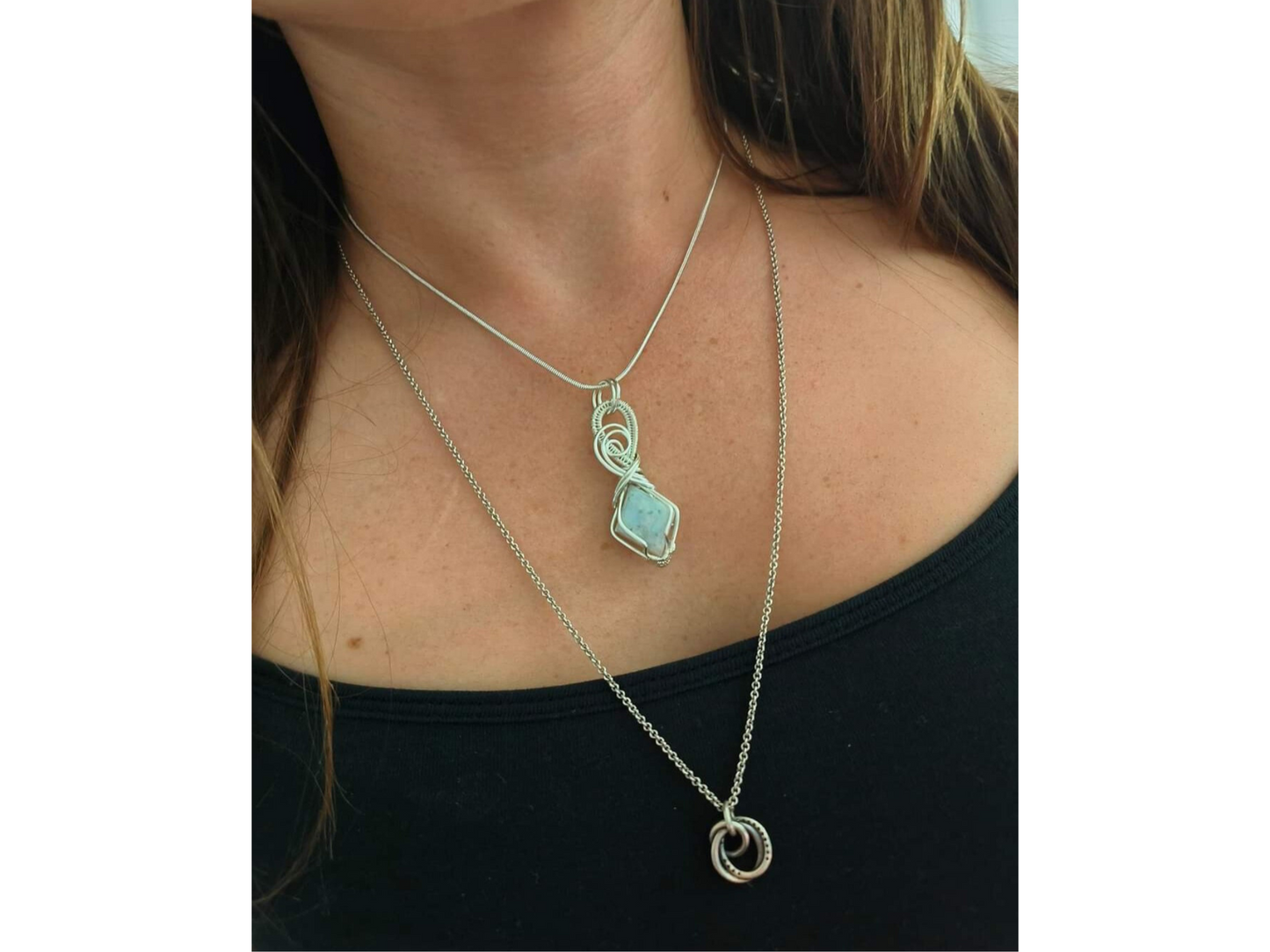 Sterling silver snake chain